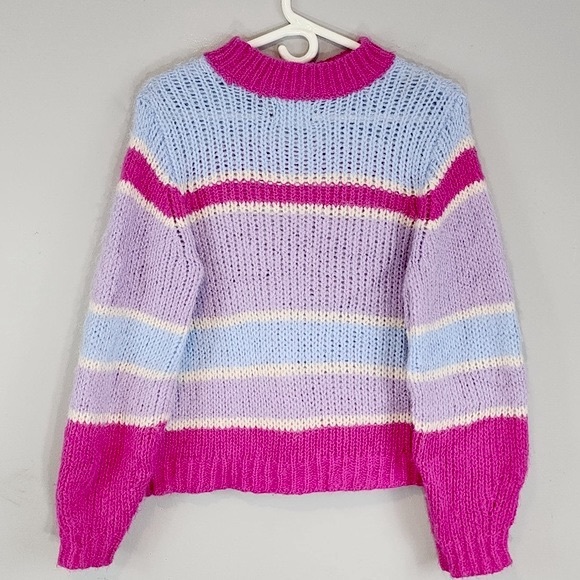 REVOLVE Pieces Pastel Dreams Fuzzy Sweater Sz. Medium - Picture 5 of 7